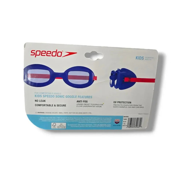 Speedo Kids' Sonic Swim Goggles - Blue - Picture 5 of 6
